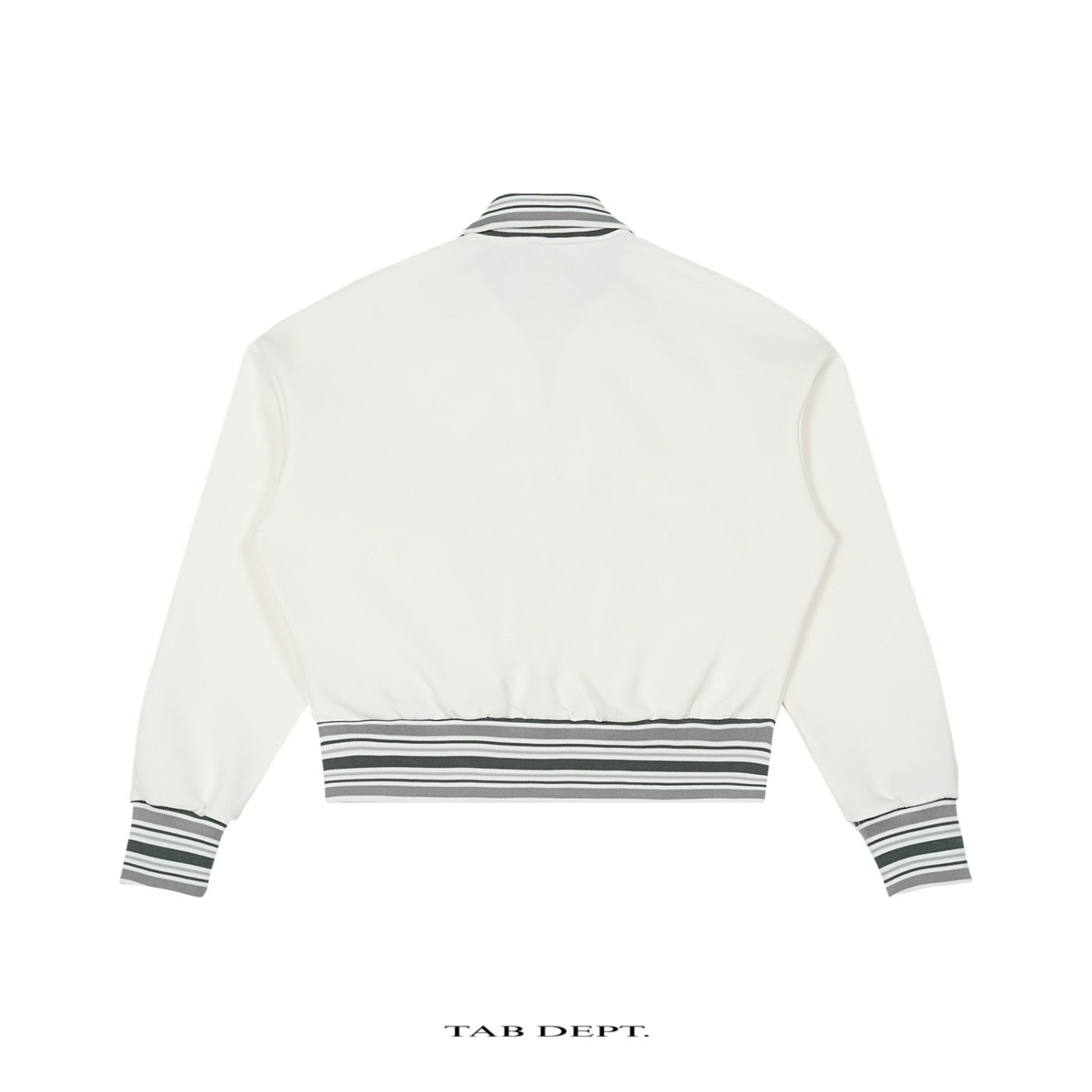 TAB DEPT. STRIPED RIB COLLAR JACKET