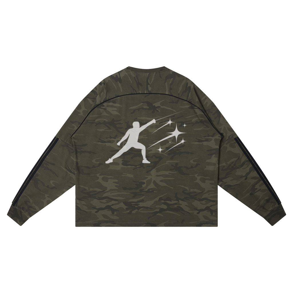 BE EN GARDE™ CAMO LOOSE LONG SLEEVE