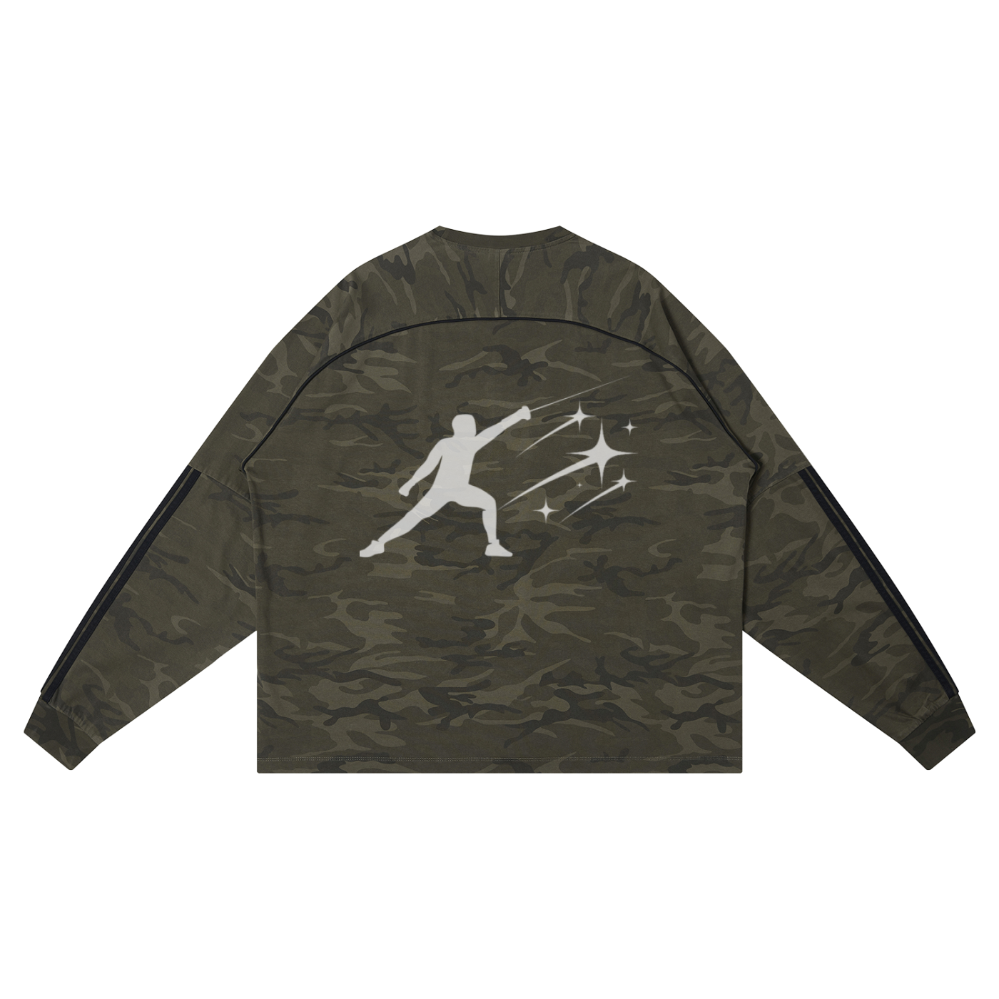 BE EN GARDE™ CAMO LOOSE LONG SLEEVE