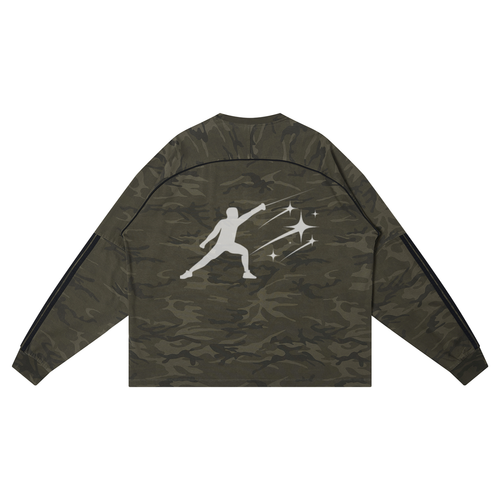BE EN GARDE™ CAMO LOOSE LONG SLEEVE