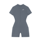 TAB DEPT™ QUARTER-ZIP SHORT SLEEVE ROMPER