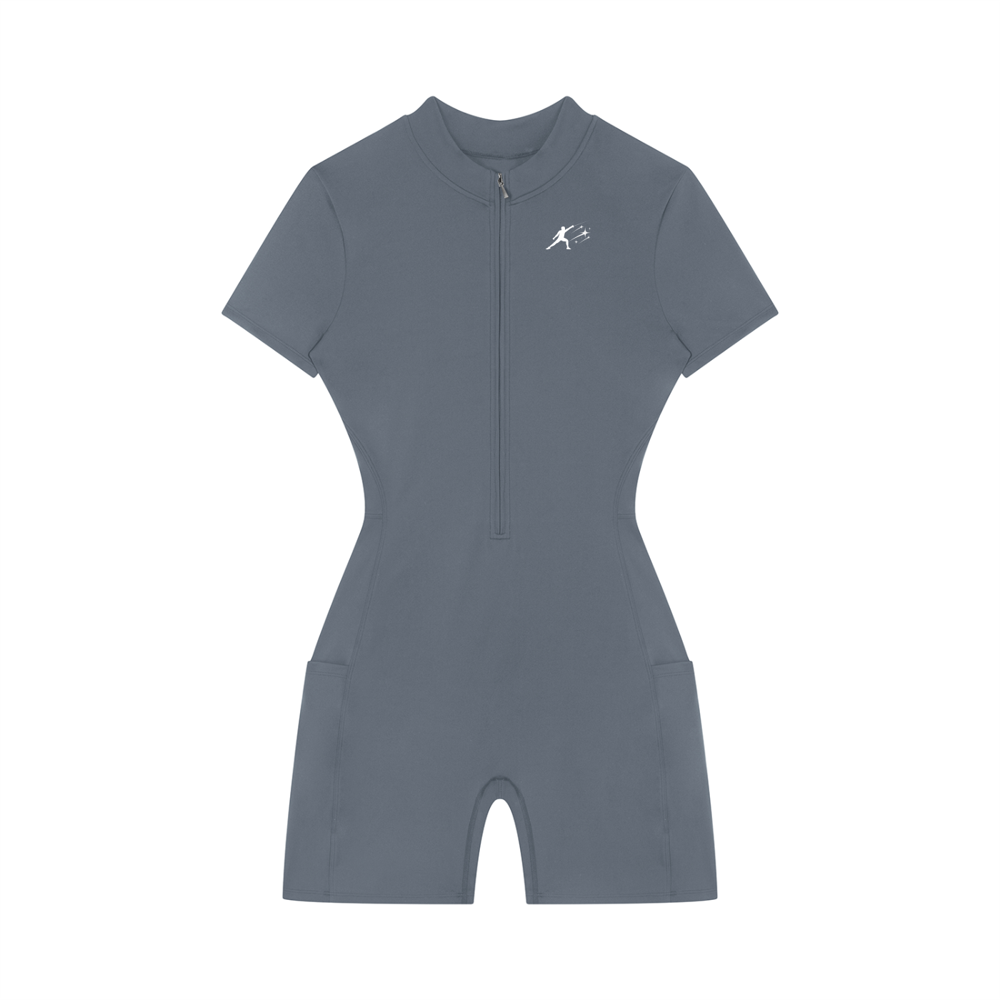 TAB DEPT™ QUARTER-ZIP SHORT SLEEVE ROMPER