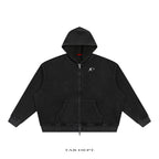 TAB DEPT. VINTAGE WAFFLE ZIP HOODIE
