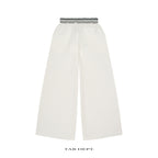 TAB DEPT. STRIPED WAIST WIDE LEG PANTS