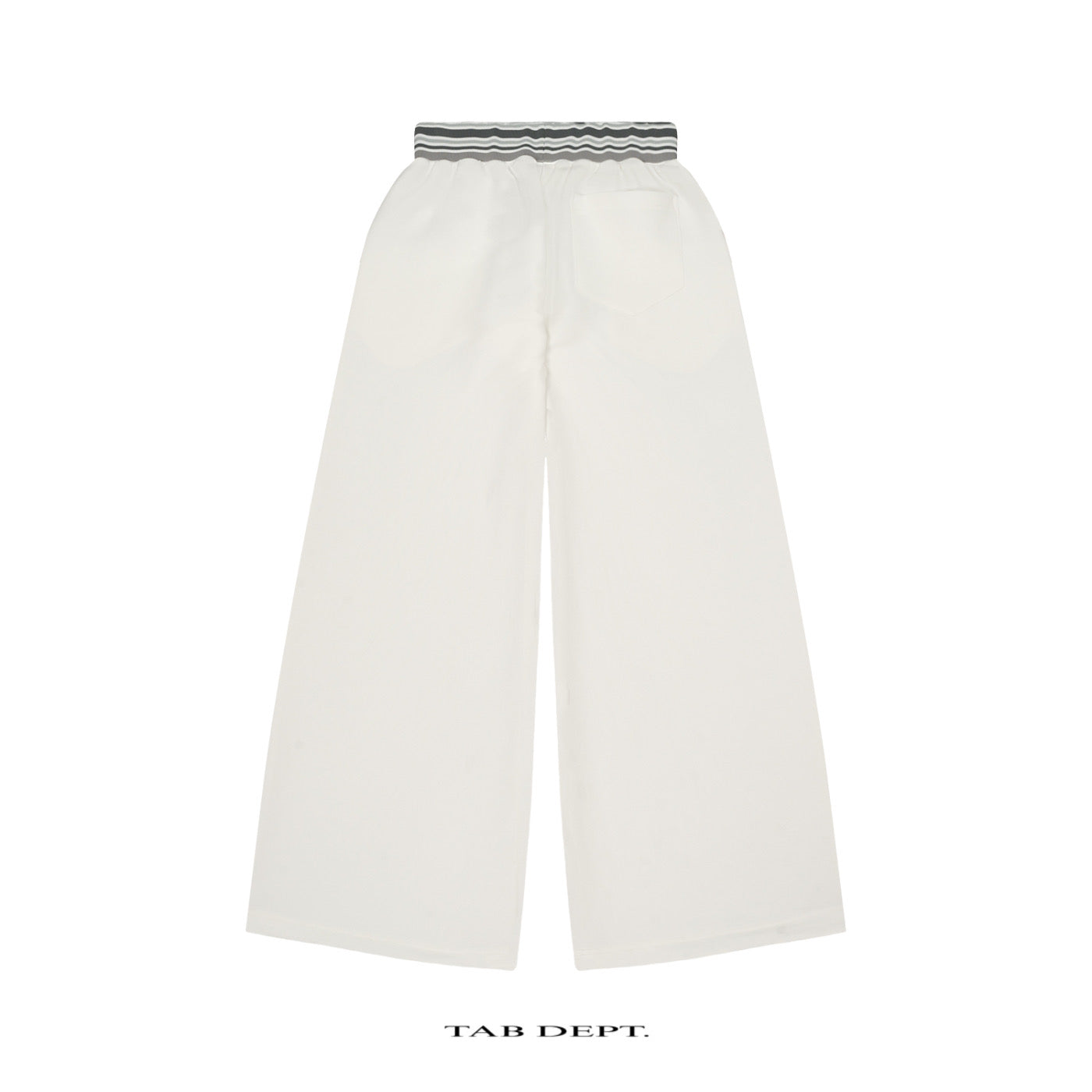 TAB DEPT. STRIPED WAIST WIDE LEG PANTS