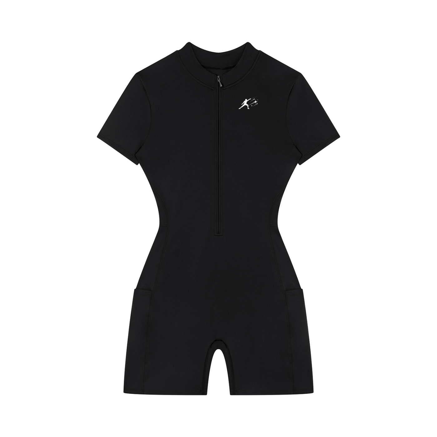TAB DEPT™ QUARTER-ZIP SHORT SLEEVE ROMPER