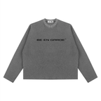 BE EN GARDE™ VINTAGE WAFFLE  RAW EDGE LONG SLEEVE