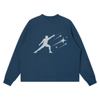 BE EN GARDE™ WAFFLE BOXY LONG SLEEVE