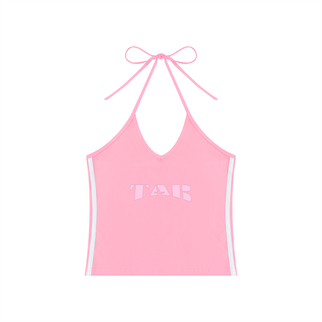 TAB DEPT™ HALTER CROP TANK TOP