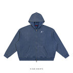 TAB DEPT. VINTAGE WAFFLE ZIP HOODIE
