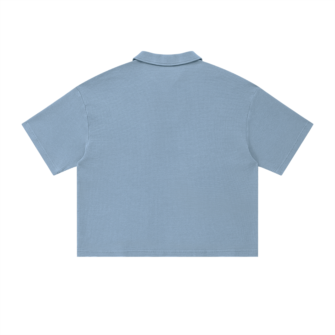 BE EN GARDE™ VINTAGE WASH WAFFLE BOXY POLO SHIRT