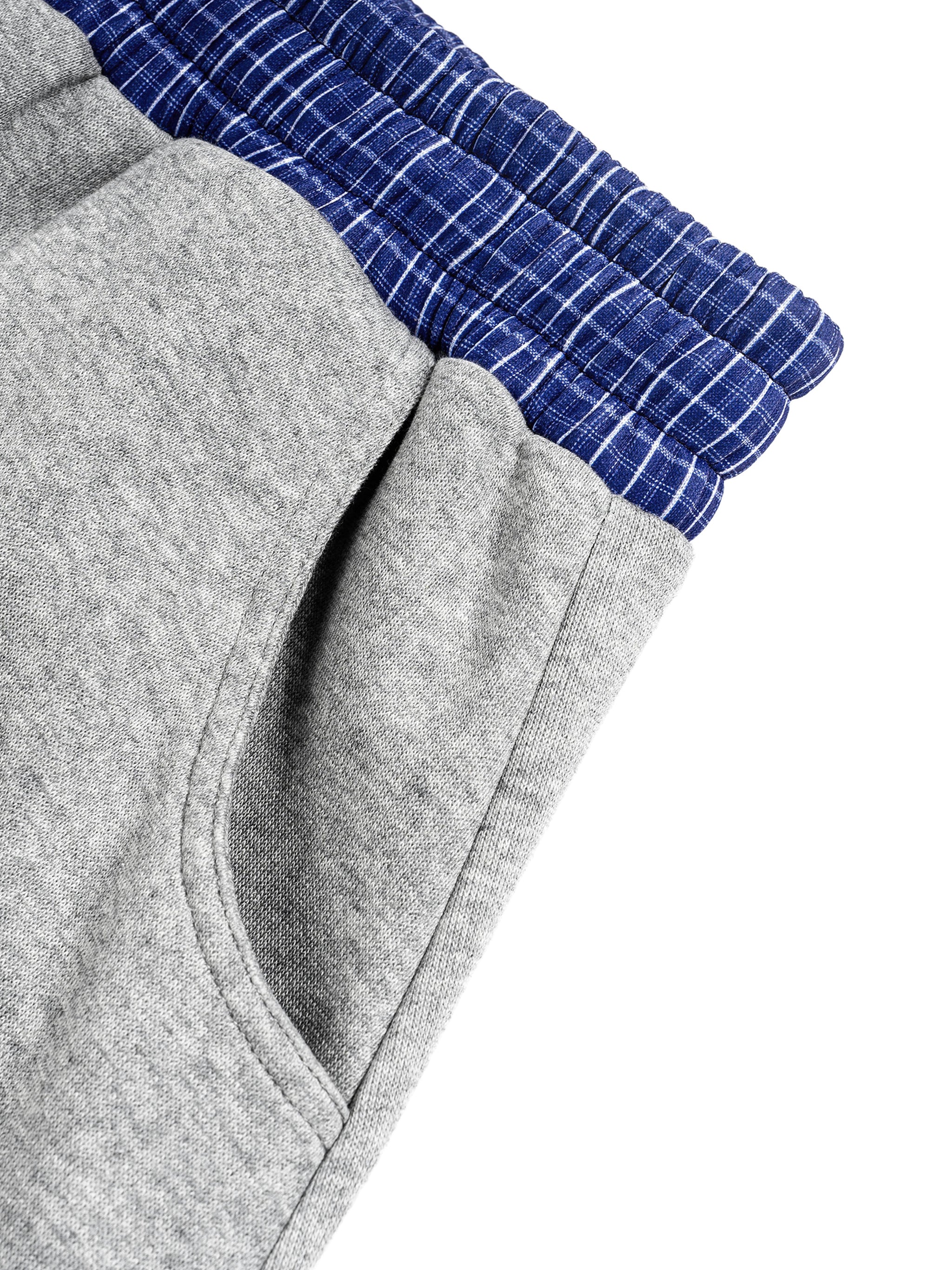 BE EN GARDE™ Plaid Waistband Barrel Sweats