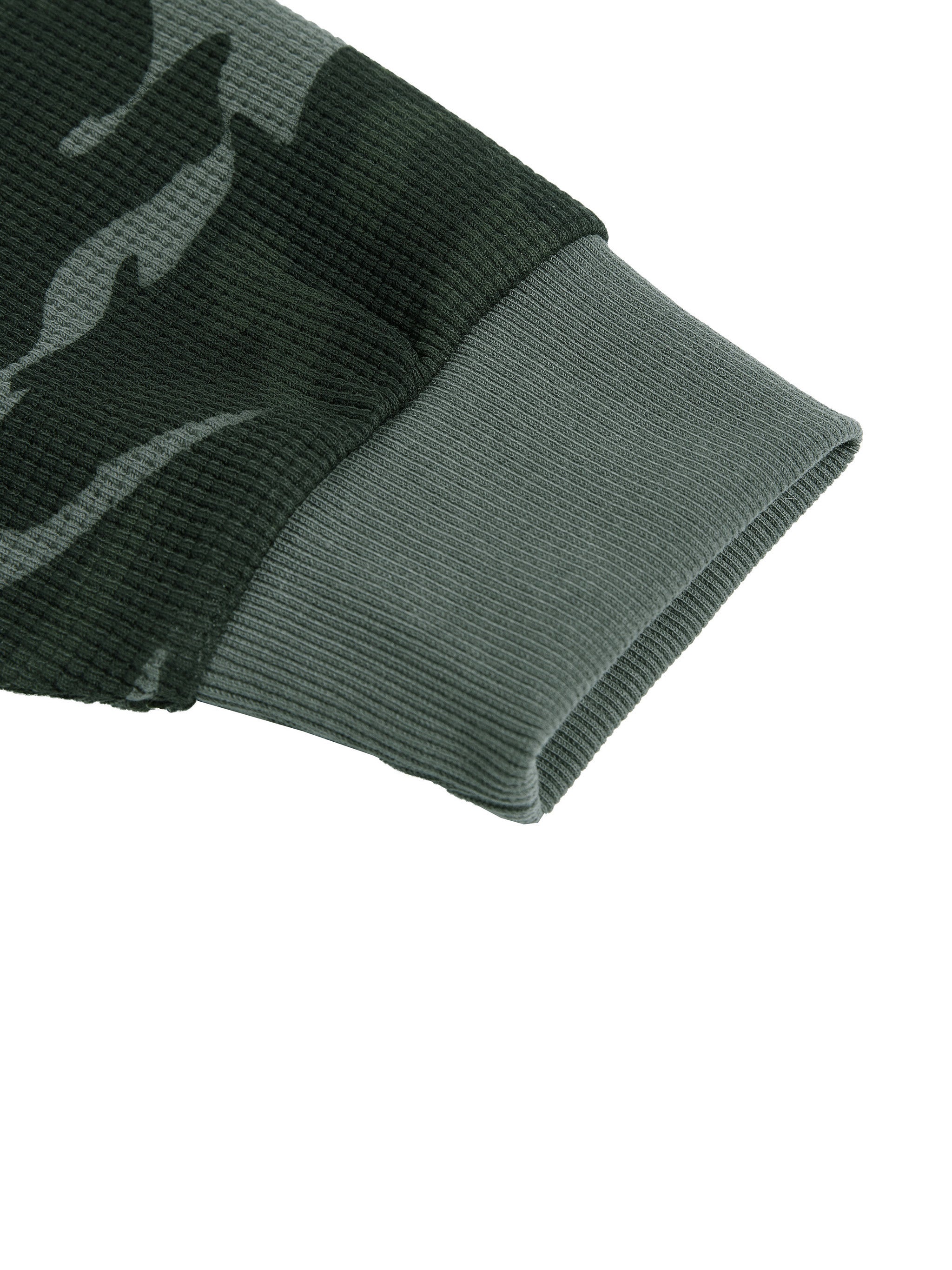 BE EN GARDE™ WAFFLE BOXY LONG SLEEVE