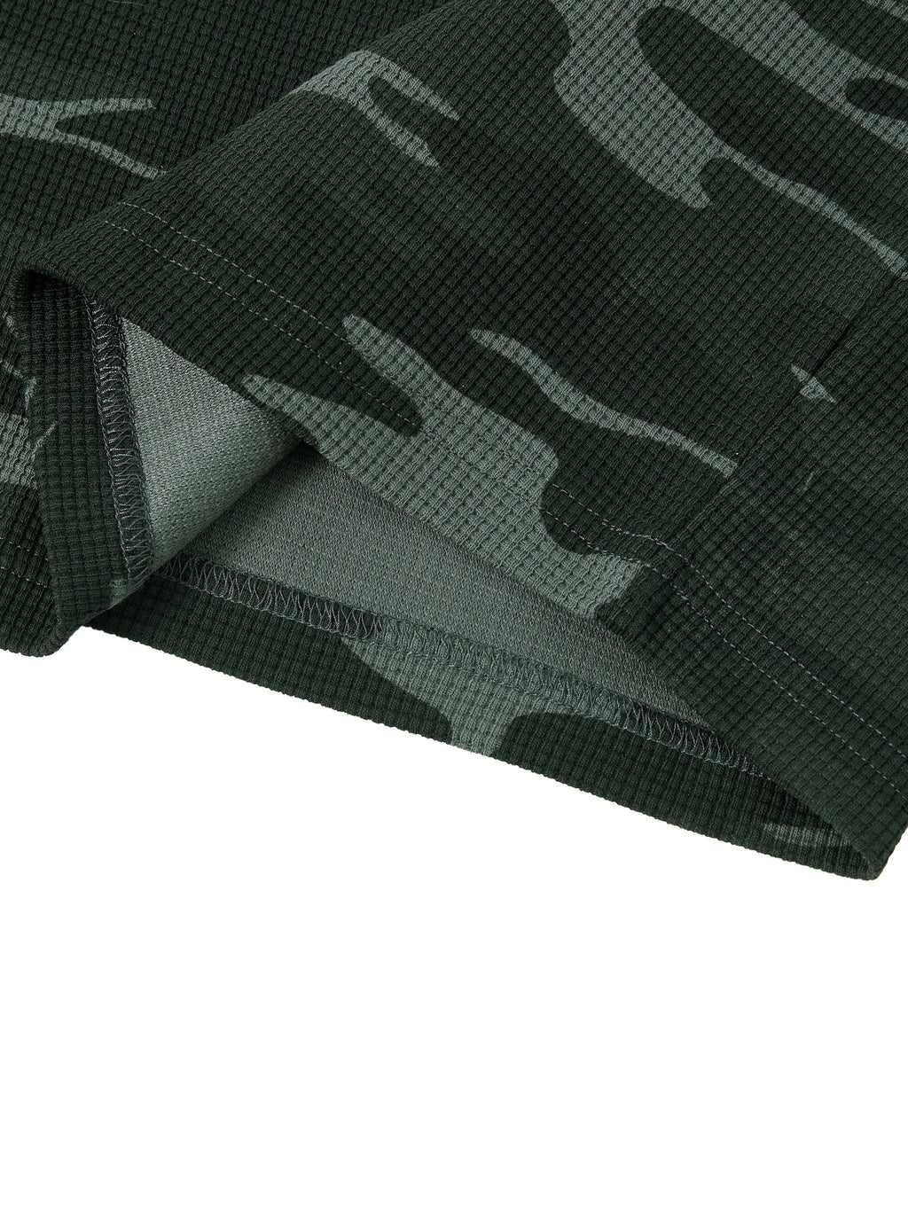 BE EN GARDE™ WAFFLE BOXY LONG SLEEVE