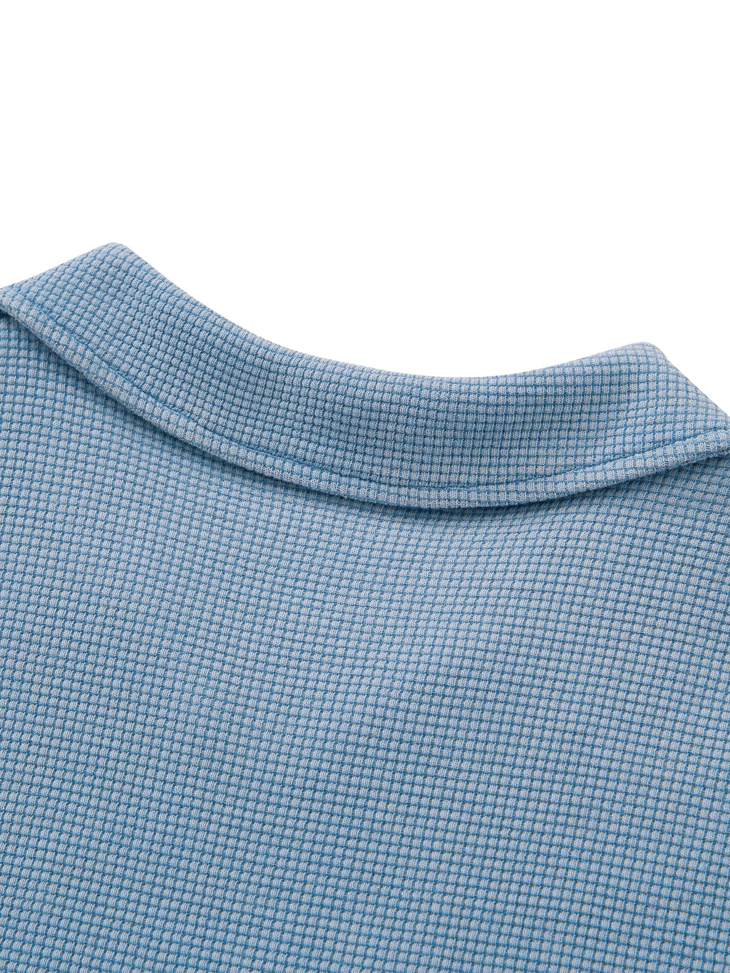 BE EN GARDE™ VINTAGE WASH WAFFLE BOXY POLO SHIRT