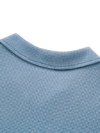 BE EN GARDE™ VINTAGE WASH WAFFLE BOXY POLO SHIRT