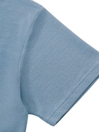 BE EN GARDE™ VINTAGE WASH WAFFLE BOXY POLO SHIRT