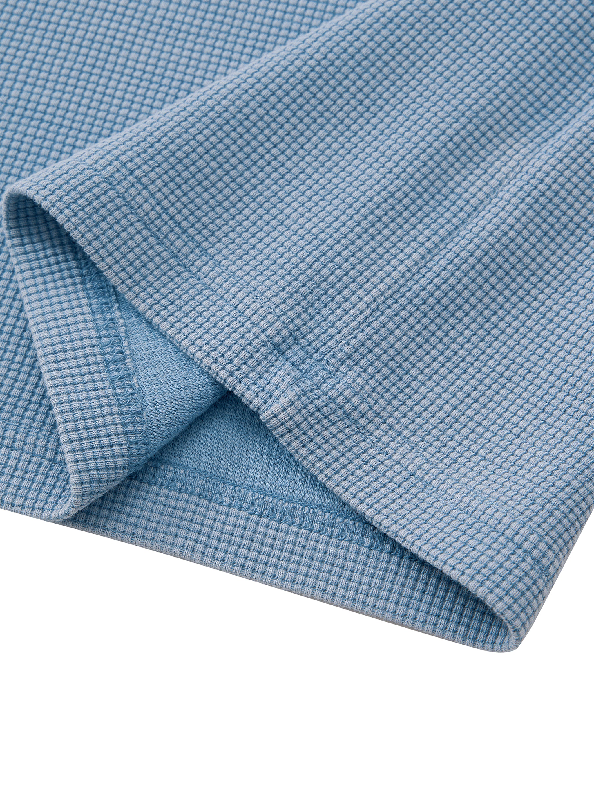 BE EN GARDE™ VINTAGE WASH WAFFLE BOXY POLO SHIRT