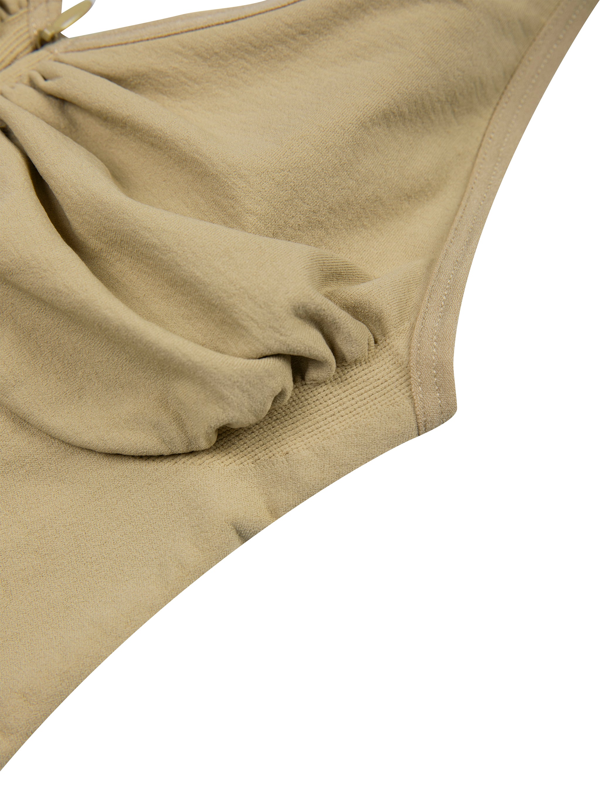TAB DEPT. FULL-ZIP RUCHED BODYSUIT