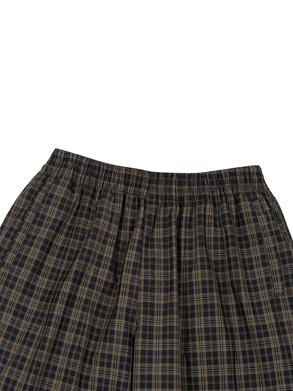 TAB DEPT. PLAID WIDE LEG PANTS
