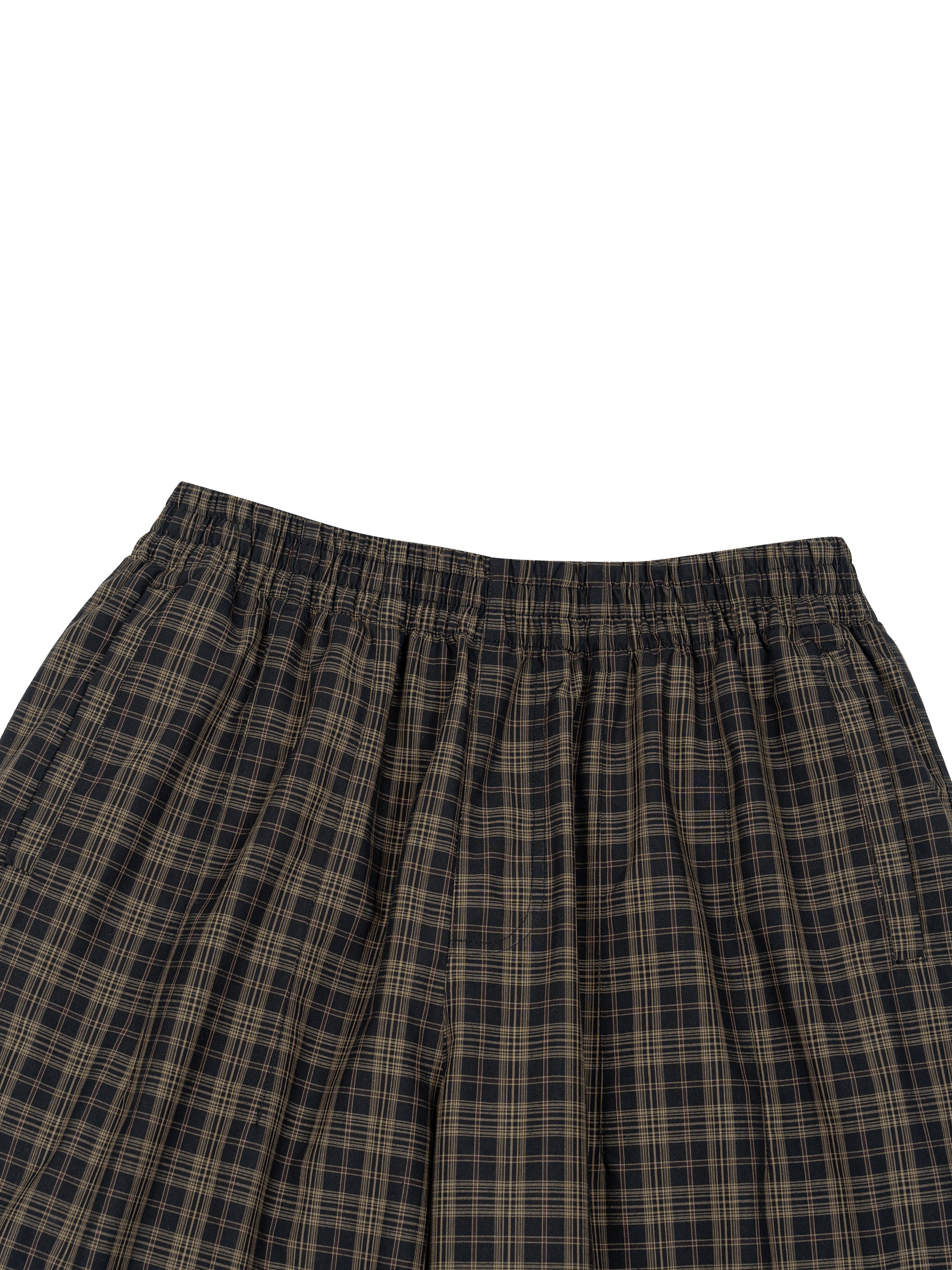 TAB DEPT. PLAID WIDE LEG PANTS