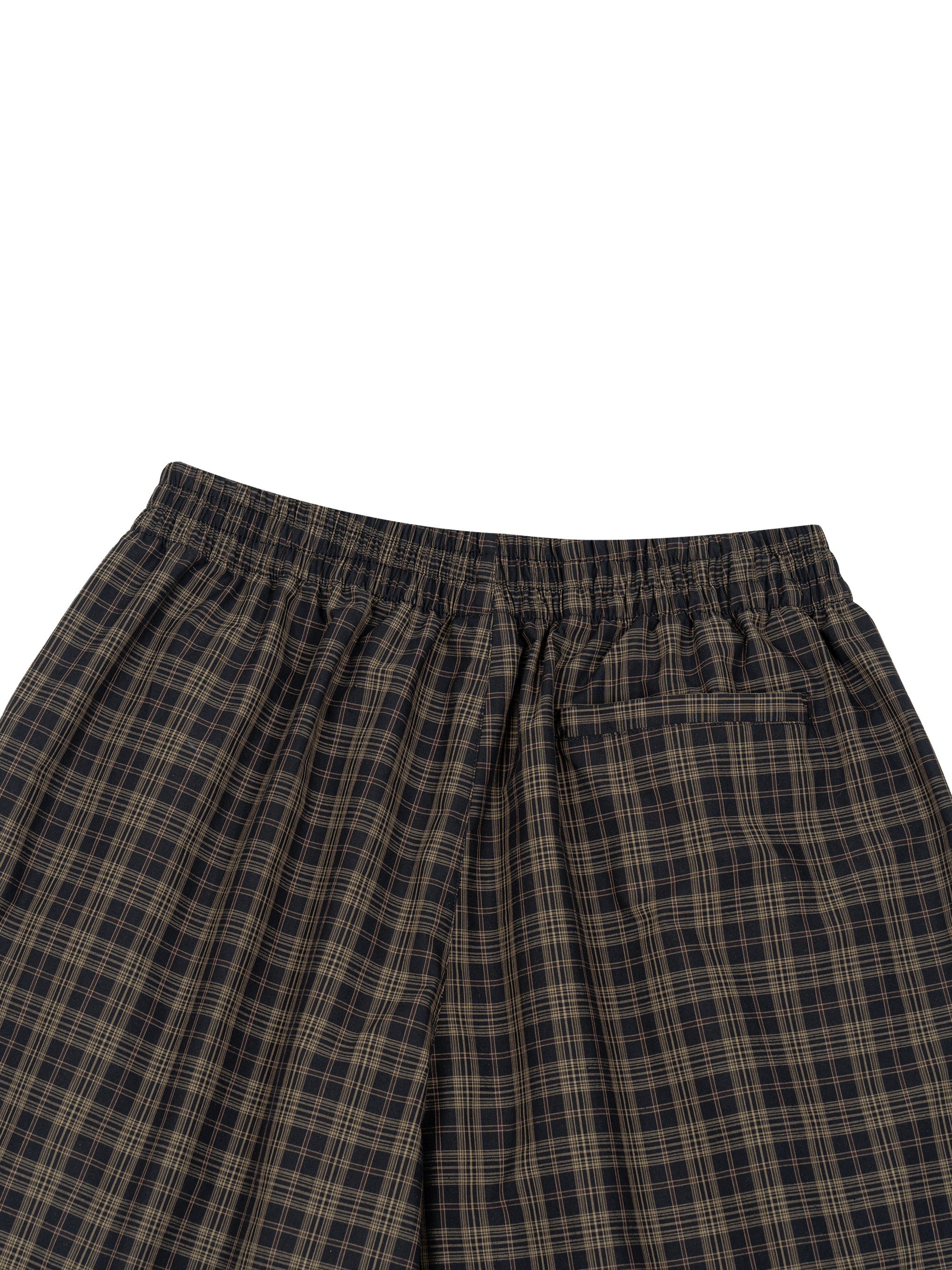 TAB DEPT. PLAID WIDE LEG PANTS