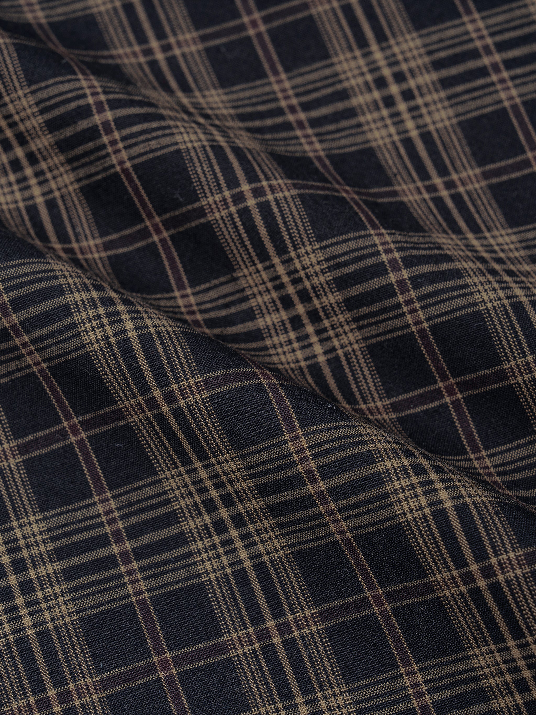 TAB DEPT. PLAID WIDE LEG PANTS
