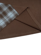 TAB DEPT. PLAID PANEL LONG SLEEVE TEE